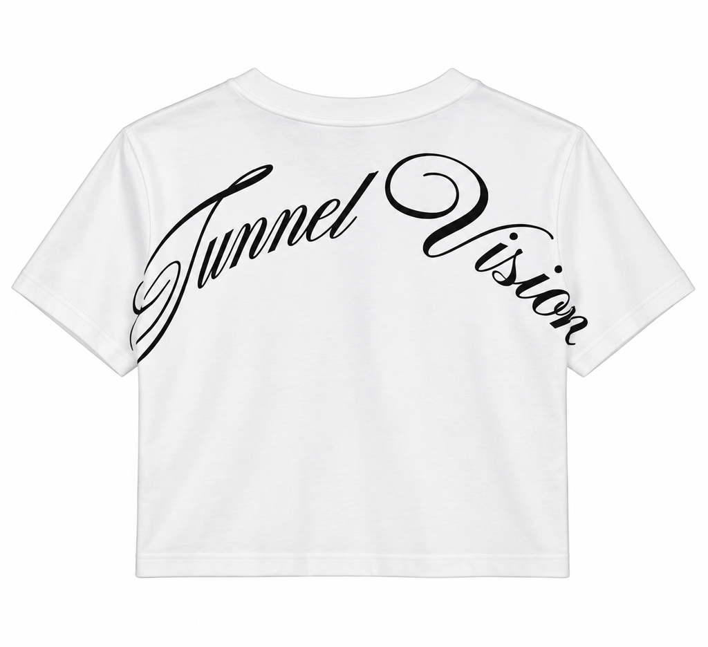 WHITE PHOTO CROP TOP